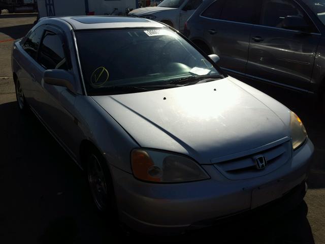 1HGEM21901L007759 - 2001 HONDA CIVIC SI SILVER photo 1