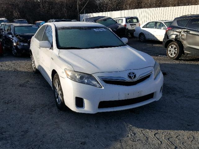 4T1BB3EK6BU139829 - 2011 TOYOTA CAMRY HYBR WHITE photo 1