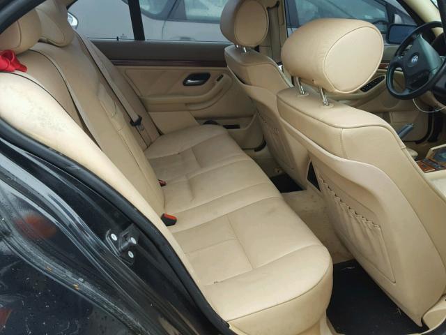 WBADT43412GY43646 - 2002 BMW 525 I AUTO BLACK photo 6