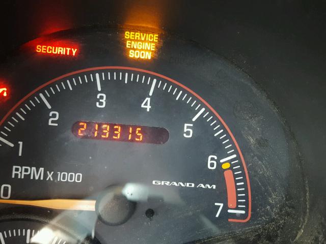 1G2NE52E55M119812 - 2005 PONTIAC GRAND AM S Ağ foto 8