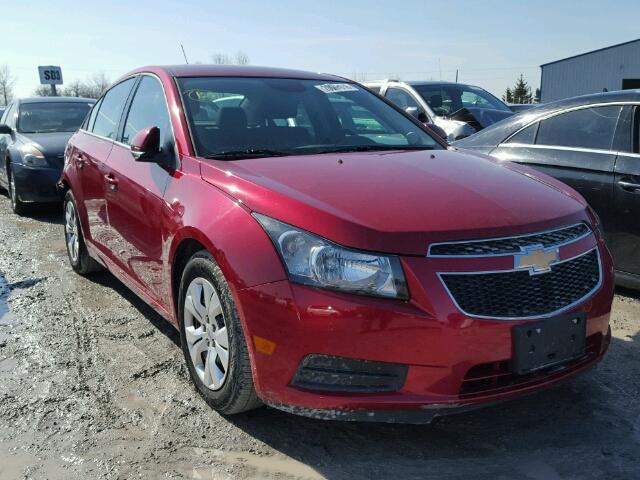 1G1PC5SB8D7256054 - 2013 CHEVROLET CRUZE LT RED photo 1