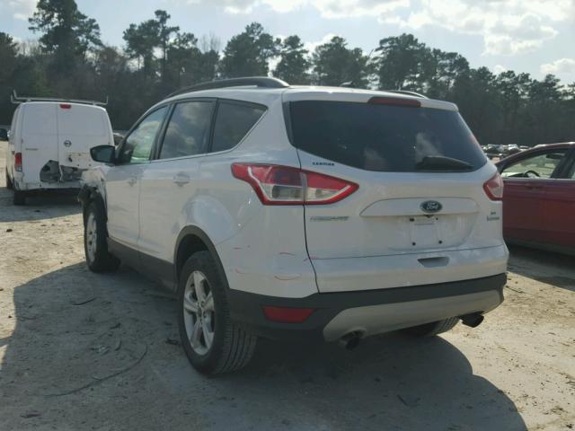 1FMCU0GX1EUE28787 - 2014 FORD ESCAPE SE WHITE photo 3