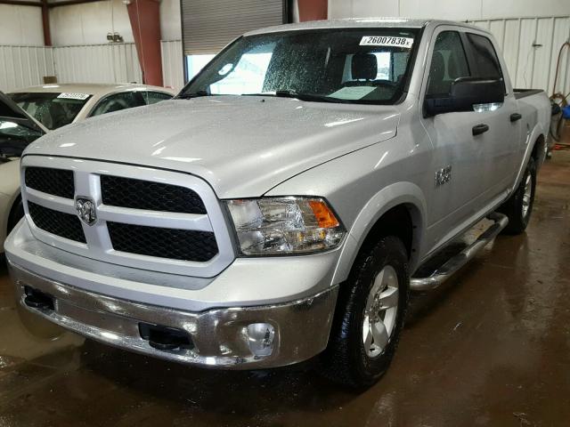 1C6RR7LG0ES177679 - 2014 RAM 1500 SLT SILVER photo 2