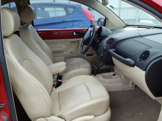 3VWPW31C66M405113 - 2006 VOLKSWAGEN NEW BEETLE 红色 照片 5