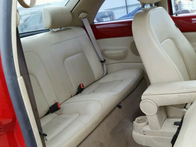 3VWPW31C66M405113 - 2006 VOLKSWAGEN NEW BEETLE 红色 照片 6