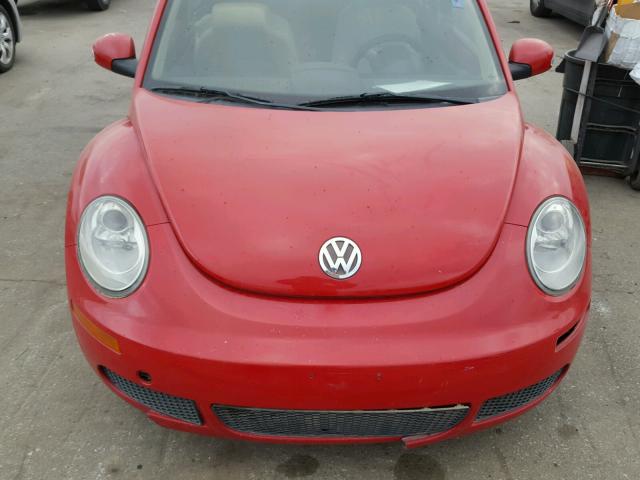 3VWPW31C66M405113 - 2006 VOLKSWAGEN NEW BEETLE RED photo 9