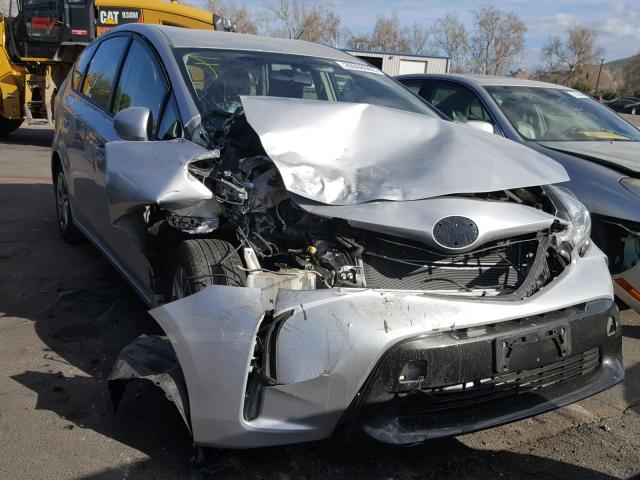 JTDZN3EU6GJ052341 - 2016 TOYOTA PRIUS V SILVER photo 1