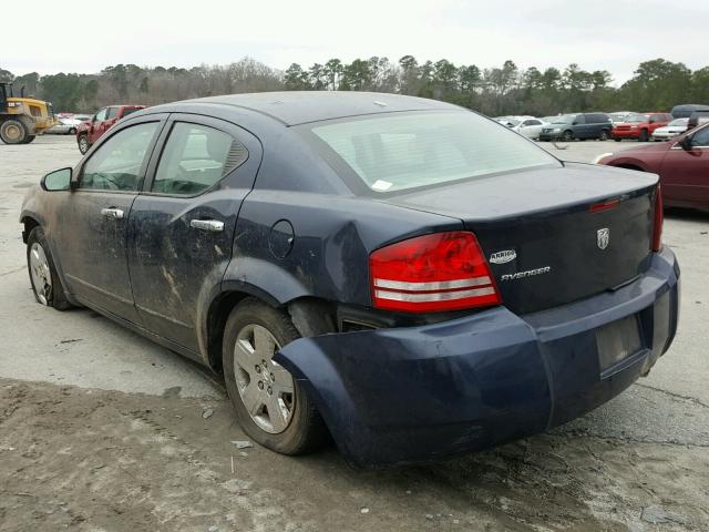 1B3LC46K98N241494 - 2008 DODGE AVENGER SE BLUE photo 3