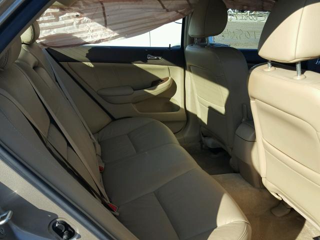 1HGCM568X7A050230 - 2007 HONDA ACCORD EX BEIGE photo 6