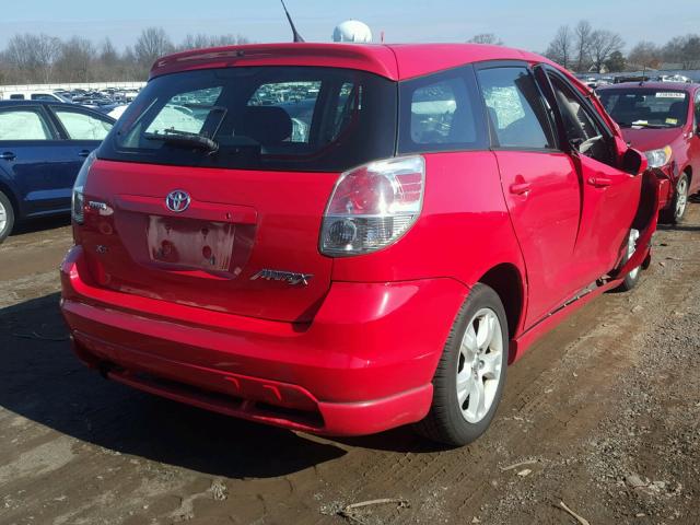 2T1KR32E17C626939 - 2007 TOYOTA COROLLA MA RED photo 4