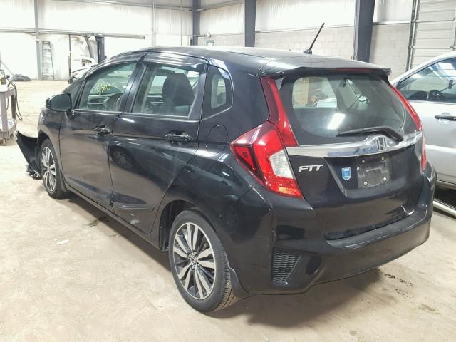 3HGGK5H87FM717695 - 2015 HONDA FIT EX BLACK photo 3