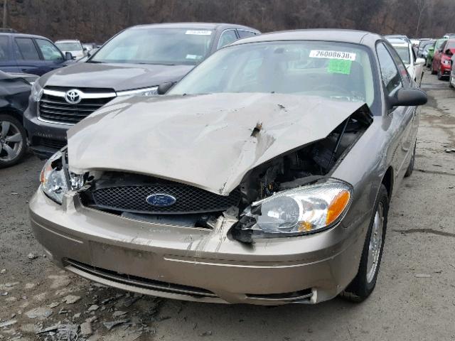 1FAFP53U46A184160 - 2006 FORD TAURUS SE GOLD photo 2