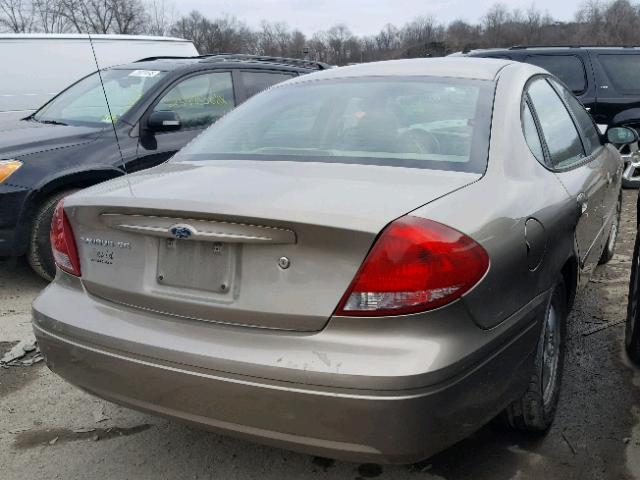 1FAFP53U46A184160 - 2006 FORD TAURUS SE GOLD photo 4