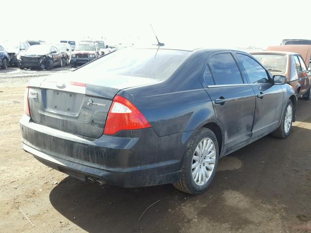 3FADP0L37AR261538 - 2010 FORD FUSION HYB BLACK photo 4