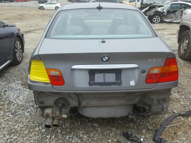 WBAEV53454KM37230 - 2004 BMW 330 I GRAY photo 9