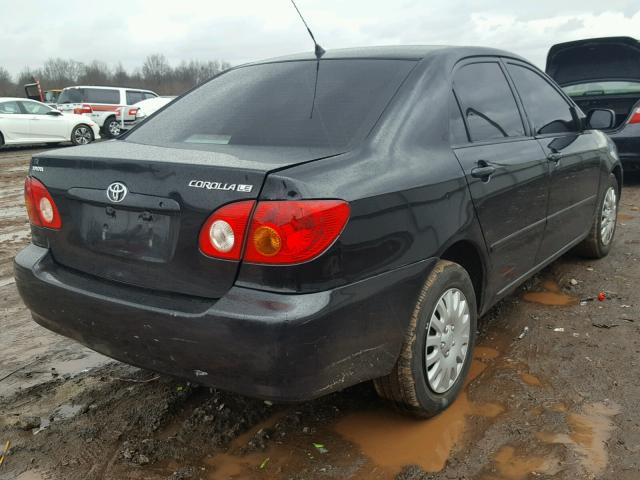 2T1BR32E73C132871 - 2003 TOYOTA COROLLA CE BLACK photo 4
