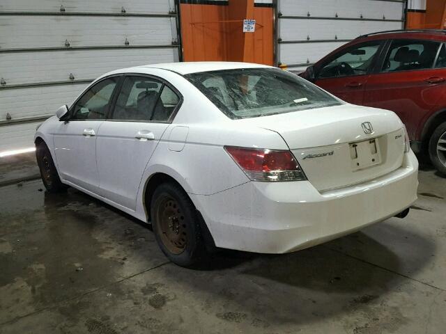 1HGCP26788A805633 - 2008 HONDA ACCORD EX WHITE photo 3