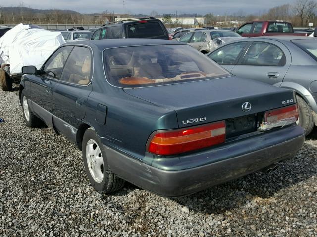 JT8BF12G8T0151629 - 1996 LEXUS ES 300 GREEN photo 3