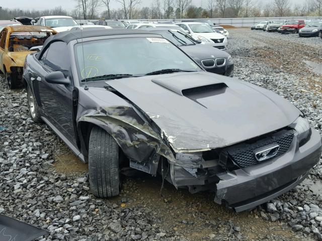 1FAFP45X73F413382 - 2003 FORD MUSTANG GT GRAY photo 1