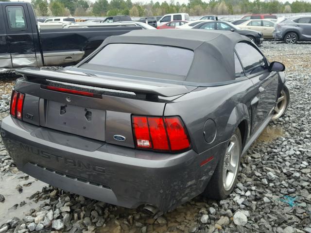 1FAFP45X73F413382 - 2003 FORD MUSTANG GT GRAY photo 4