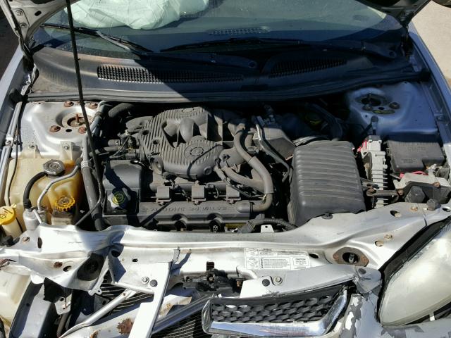 1B3EL36R54N208020 - 2004 DODGE STRATUS SE SILVER photo 7