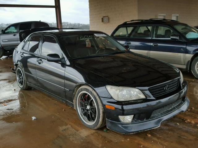 JTHBD182X10016943 - 2001 LEXUS IS 300 BLACK photo 1