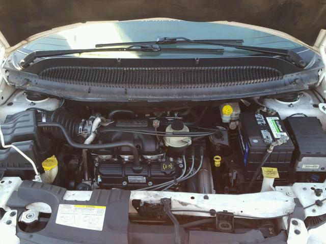 2D4GP44L55R239839 - 2005 DODGE GRAND CARA WHITE photo 7