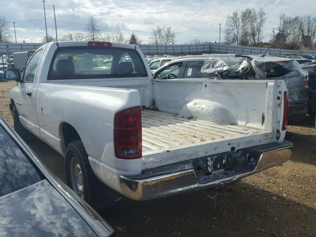 1D7HA16NX4J275664 - 2004 DODGE RAM 1500 S WHITE photo 3