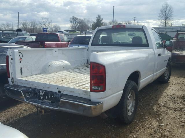 1D7HA16NX4J275664 - 2004 DODGE RAM 1500 S WHITE photo 4