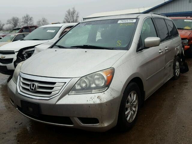 5FNRL387X8B015054 - 2008 HONDA ODYSSEY EX SILVER photo 2