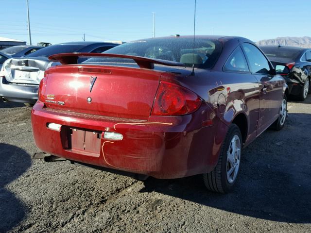 1G2AL18FX87320041 - 2008 PONTIAC G5 RED photo 4