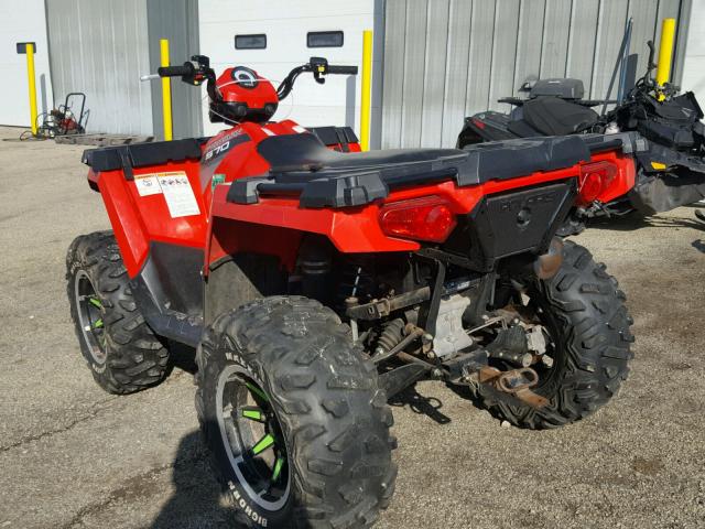 4XAMH57A9EA127845 - 2014 POLARIS SPORTSMAN RED photo 3