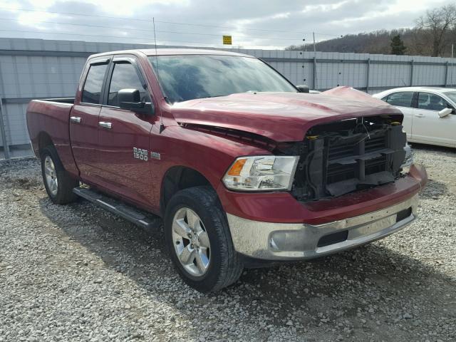 1C6RR7GT5FS640599 - 2015 RAM 1500 SLT MAROON photo 1