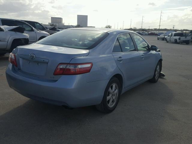 4T1BE46K27U679522 - 2007 TOYOTA CAMRY NEW BLUE photo 4