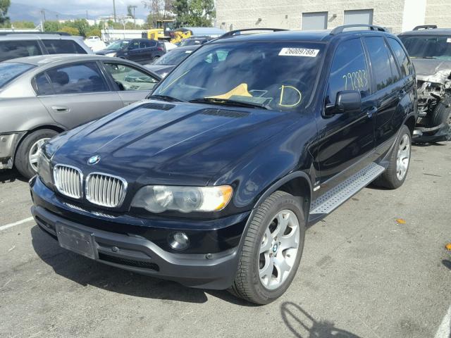 5UXFB33563LH45160 - 2003 BMW X5 4.4I BLACK photo 2