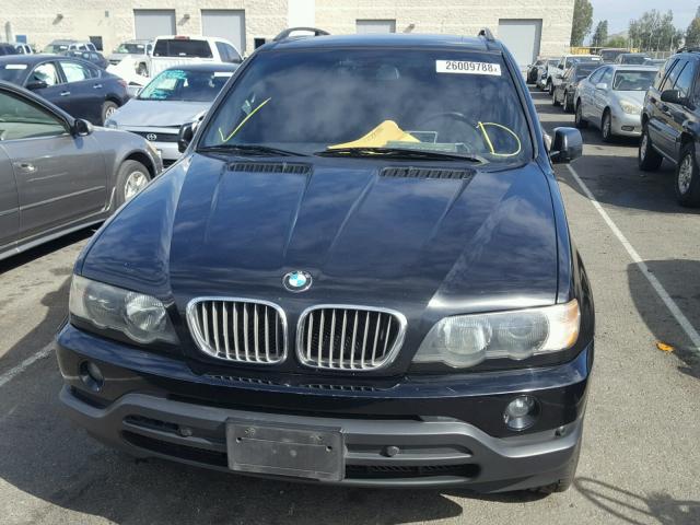 5UXFB33563LH45160 - 2003 BMW X5 4.4I BLACK photo 9