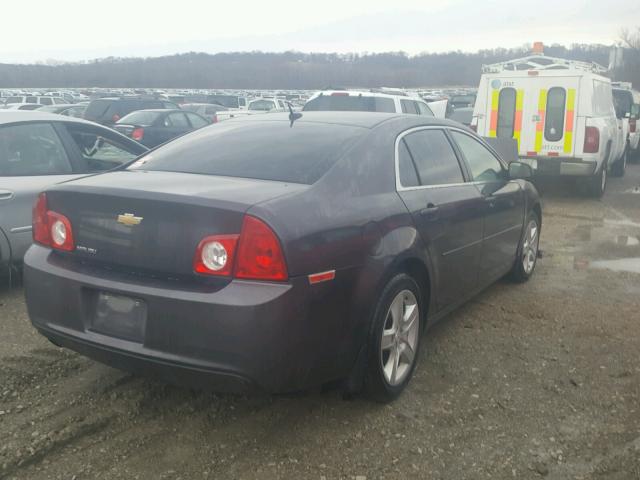 1G1ZB5E19BF312553 - 2011 CHEVROLET MALIBU LS ნაცრისფერი ფოტო 4