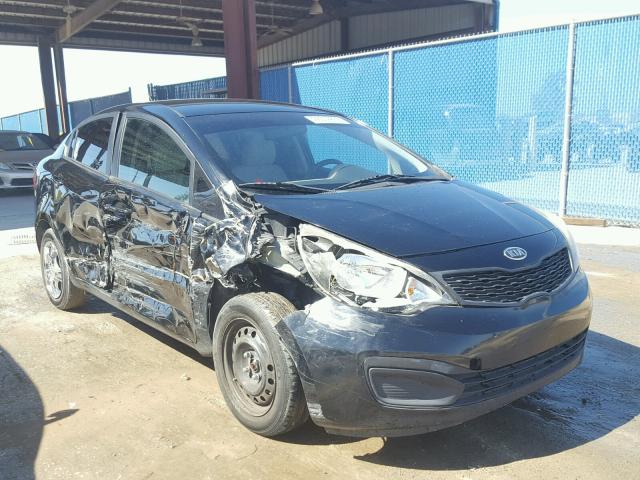 KNADM4A33C6084495 - 2012 KIA RIO LX Սև լուսանկար 1