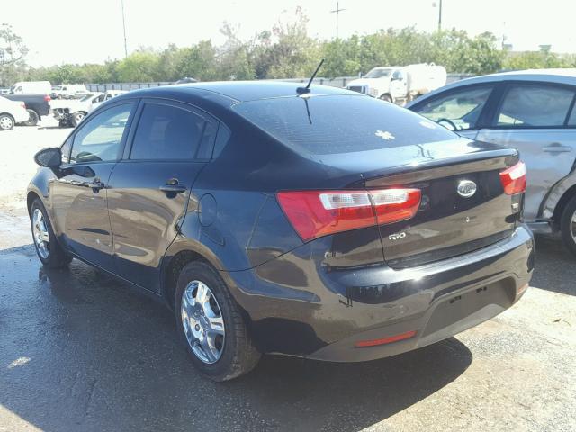 KNADM4A33C6084495 - 2012 KIA RIO LX Սև լուսանկար 3