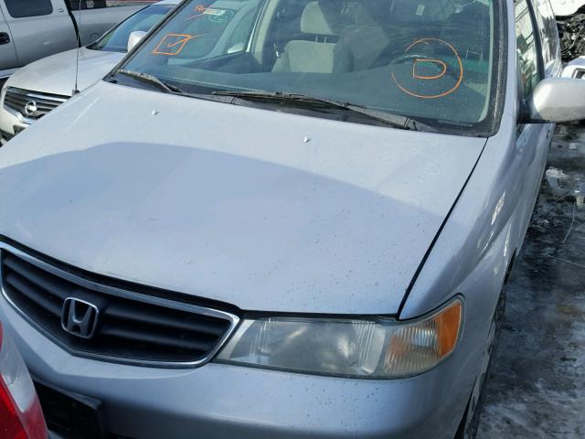 5FNRL18603B133280 - 2003 HONDA ODYSSEY EX SILVER photo 9