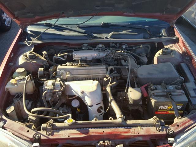 4T1BG22K5VU123190 - 1997 TOYOTA CAMRY CE BURGUNDY photo 7