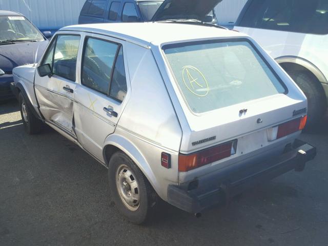 1VWFG0173CV077581 - 1982 VOLKSWAGEN RABBIT L C GRAY photo 3