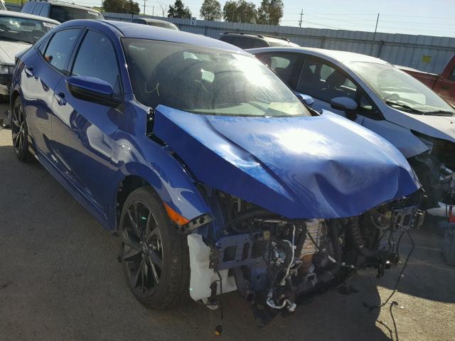 SHHFK7H41HU422200 - 2017 HONDA CIVIC SPOR BLUE photo 1