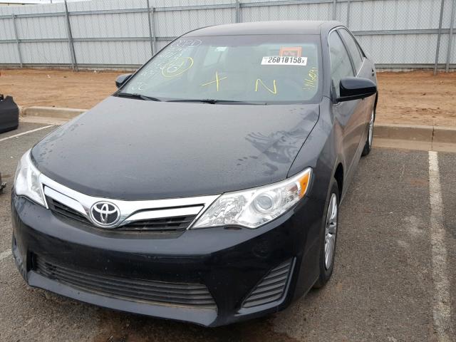 4T4BF1FK4ER416091 - 2014 TOYOTA CAMRY L BLACK photo 2