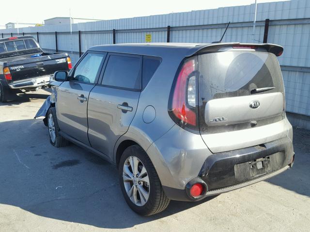 KNDJP3A52G7292991 - 2016 KIA SOUL + SILVER photo 3