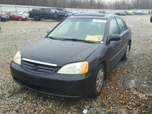 2HGES26741H562546 - 2001 HONDA CIVIC EX 黑色 照片 2