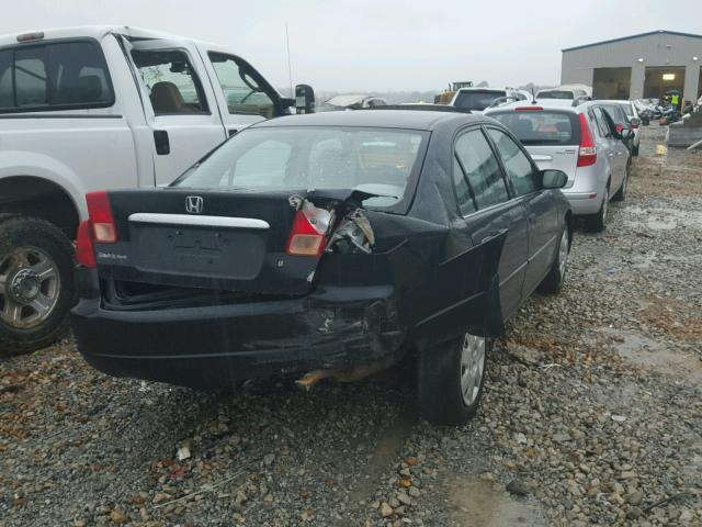 2HGES26741H562546 - 2001 HONDA CIVIC EX BLACK photo 4