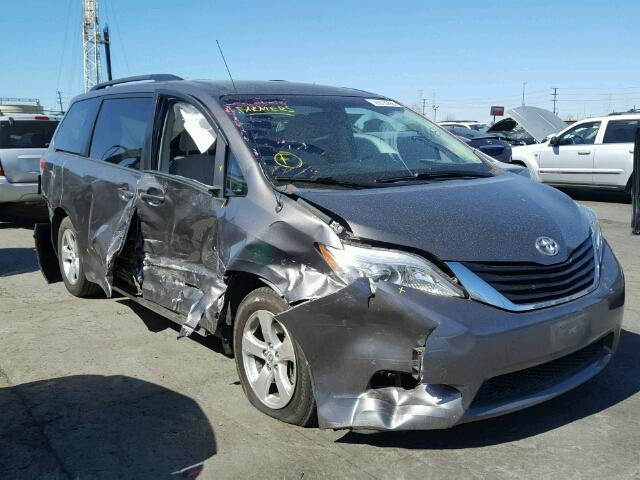 5TDKK3DC9ES501739 - 2014 TOYOTA SIENNA LE GRAY photo 1