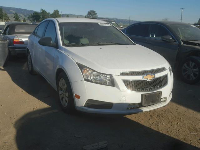 1G1PC5SH0C7261591 - 2012 CHEVROLET CRUZE LS WHITE photo 1