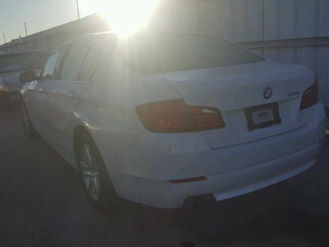 WBAXG5C50DD229711 - 2013 BMW 528 I WHITE photo 3